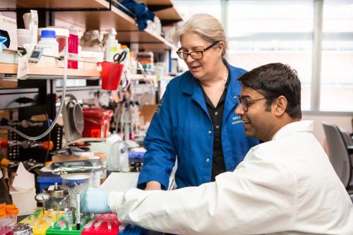 BSCRC scientists Sandeep Gupta and Samantha Butler