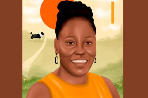 Illustration of UCLA research scientist Tayo Ikotun, Ph.D. 