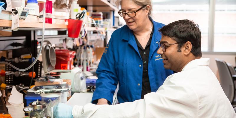 BSCRC scientists Sandeep Gupta and Samantha Butler